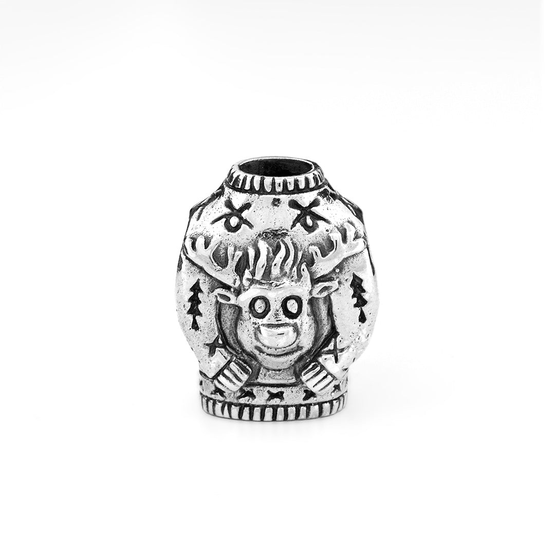 Black Raven Beads Ugly Christmas Sweater silver sterling-silver Charm by The Alternative Bead. Your official Black Raven Beads Retailer from Germany