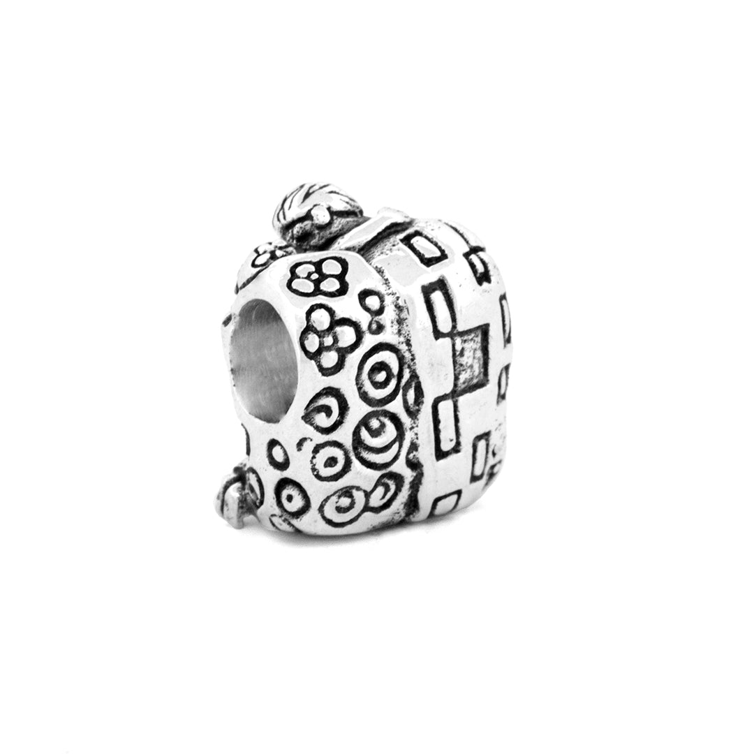 Silver Black Raven Beads Klimt The Kiss Sterling Silver Charm by The Alternative Bead
