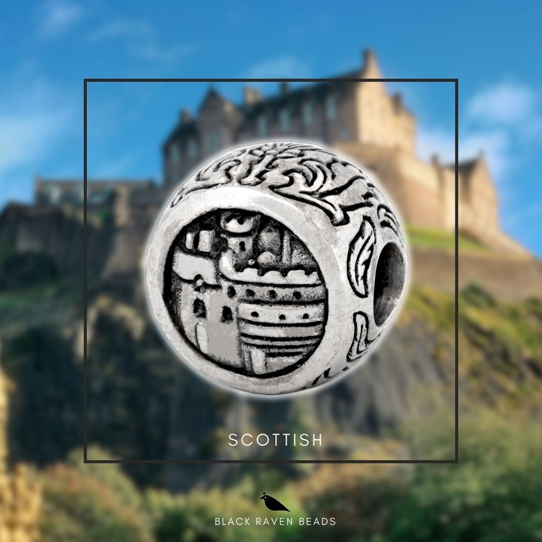 Black Raven Beads Scottish silver sterling-silver Bead by The Alternative Bead. Your official Black Raven Beads Retailer from Germany