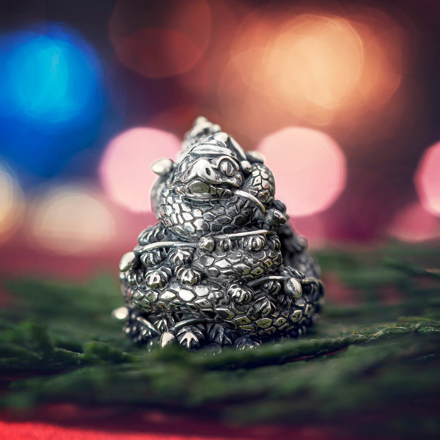 Elfbeads Snakey Claus silver sterling-silver Bead by The Alternative Bead. Your official Elfbeads Retailer from Germany