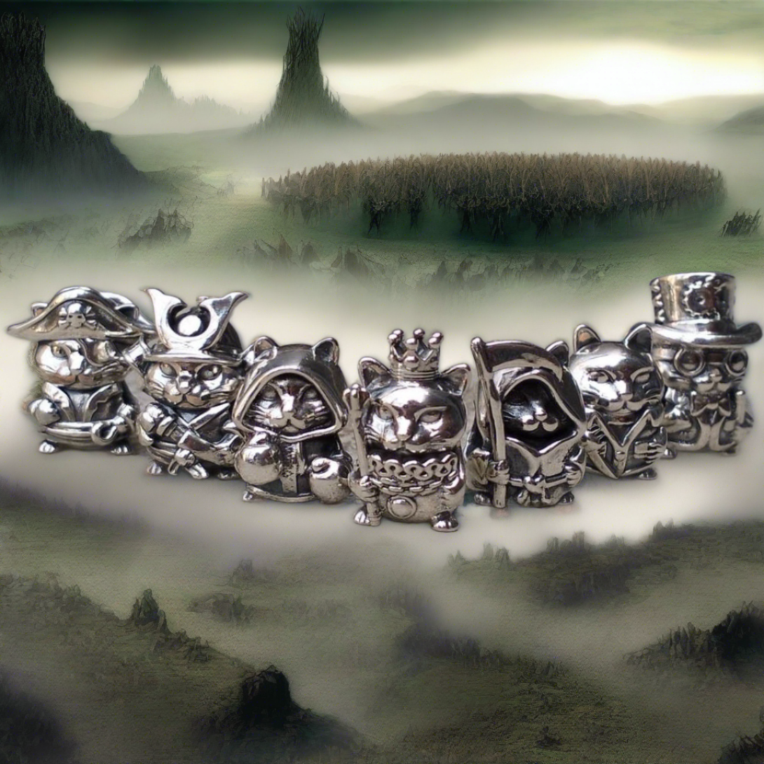 OHM Beads OCTO: OHM Kitty Kingdom sterling-silver Bead The Alternative Bead