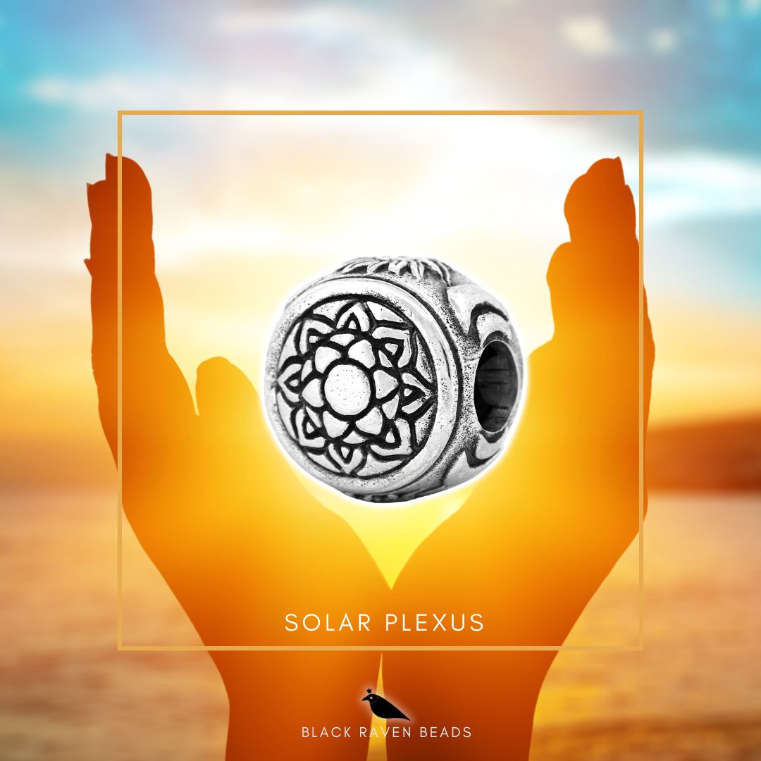 Black Raven Beads Solar Plexus silver sterling-silver Charm by The Alternative Bead. Your official Black Raven Beads Retailer from Germany