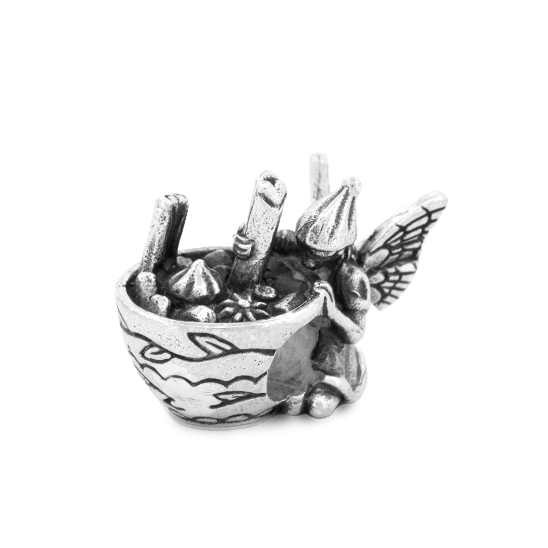Black Raven Beads Hot Chocolate Fairy silver sterling-silver Charm by The Alternative Bead. Your official Black Raven Beads Retailer from Germany