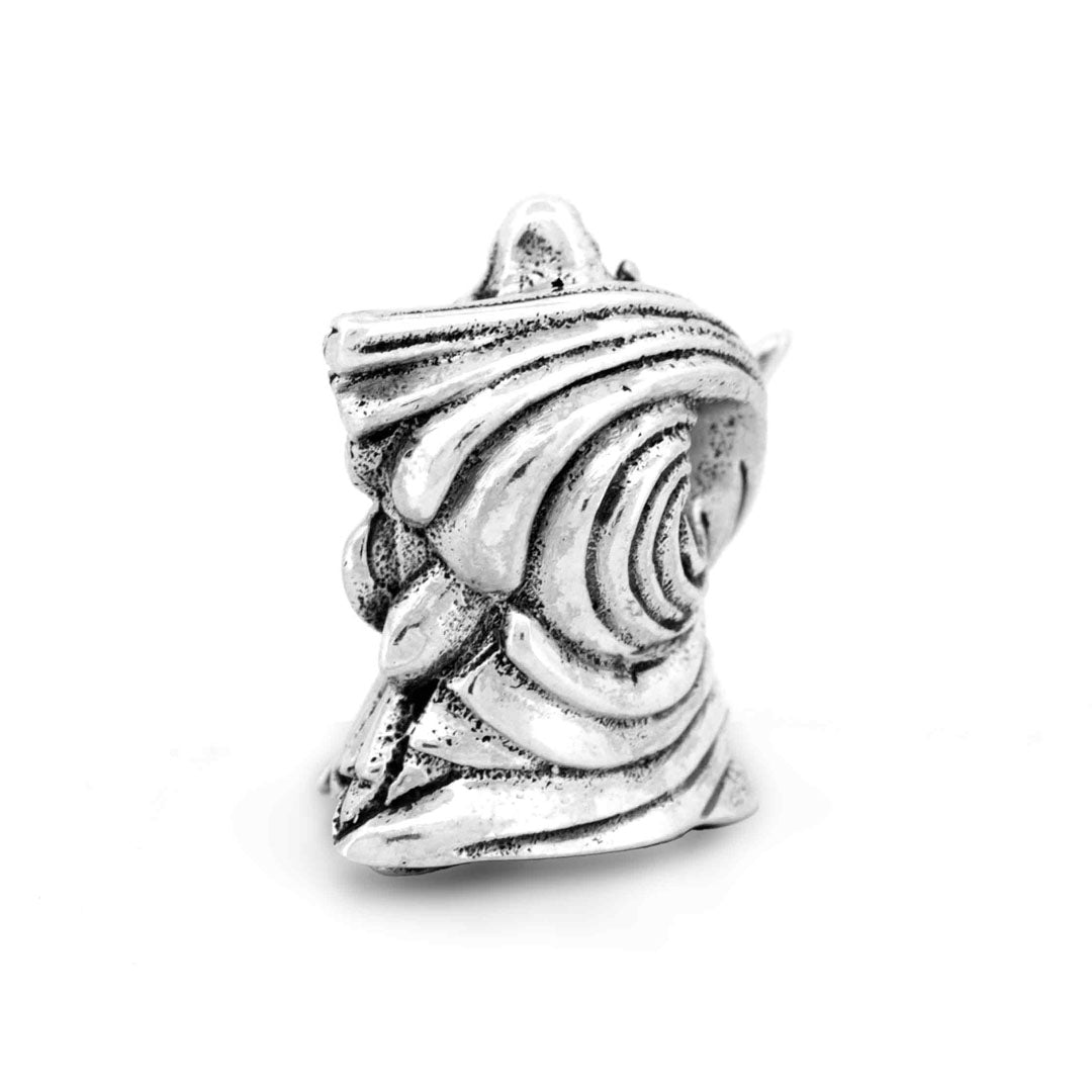 Silver Black Raven Beads Guan Gong Sterling Silver Charm by The Alternative Bead