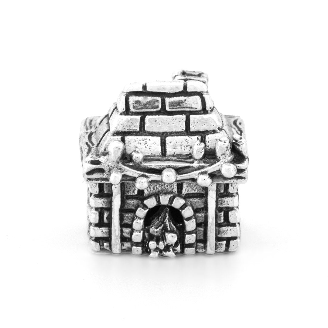 Black Raven Beads Fireplace silver sterling-silver Charm by The Alternative Bead. Your official Black Raven Beads Retailer from Germany