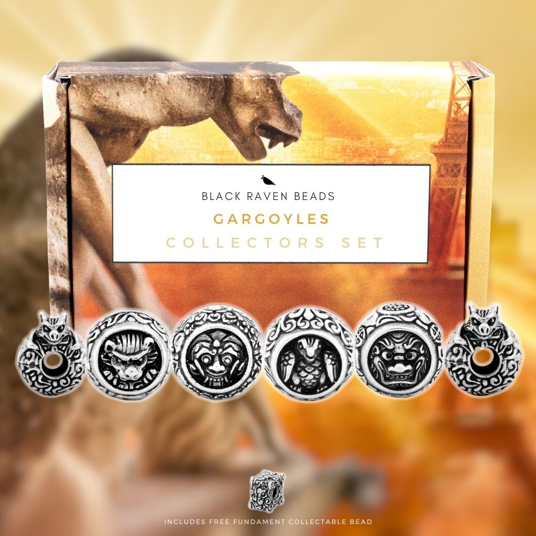 Black Raven Beads Gargoyles Collectors Set silver sterling-silver Collectors Set by The Alternative Bead. Your official Black Raven Beads Retailer from Germany