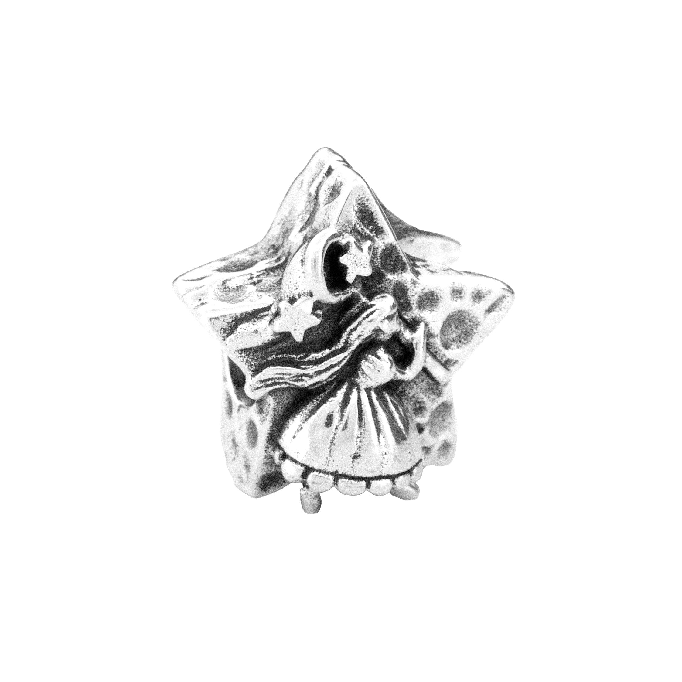 Black Raven Beads Star Catching Fairy silver sterling-silver Charm by The Alternative Bead. Your official Black Raven Beads Retailer from Germany