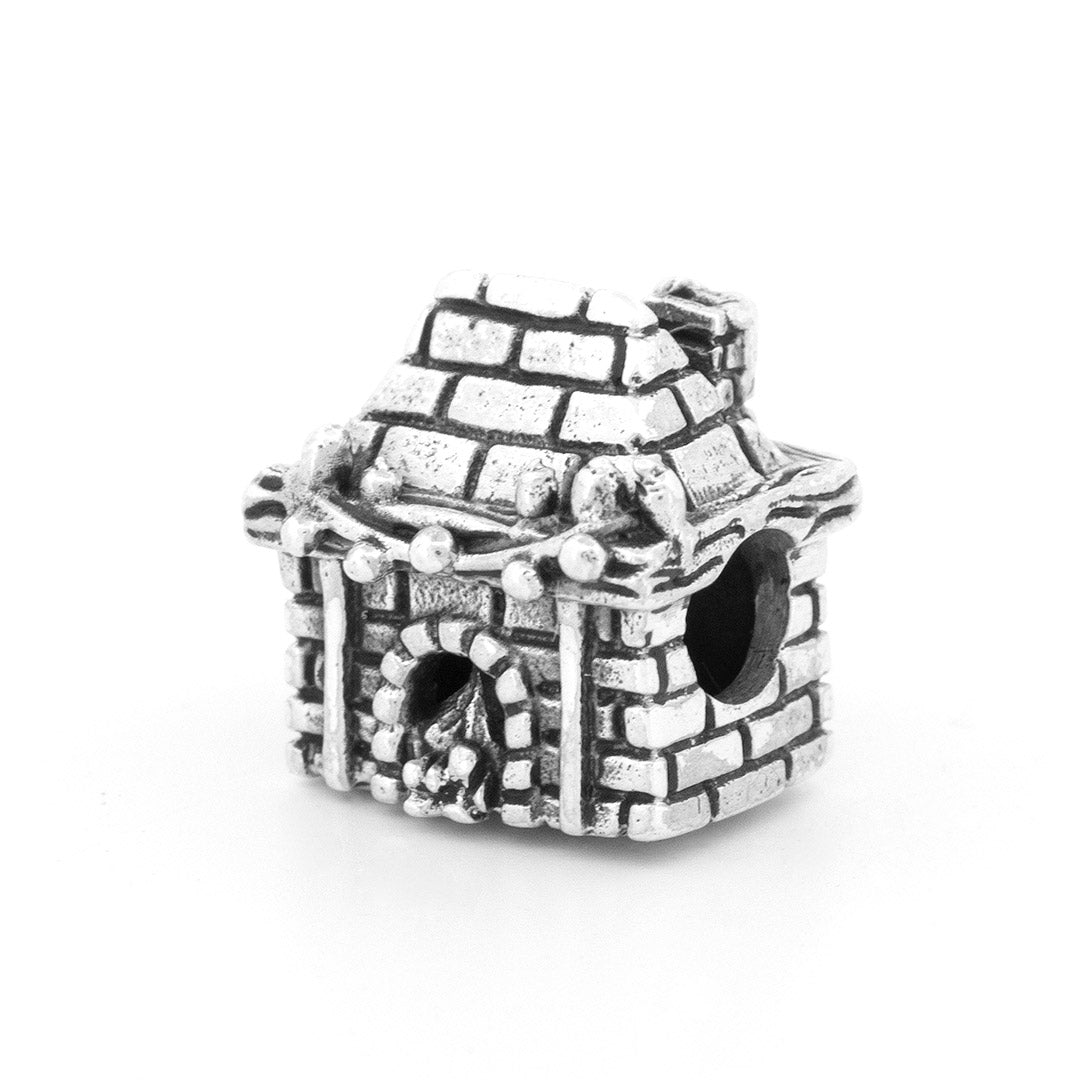 Black Raven Beads Fireplace silver sterling-silver Charm by The Alternative Bead. Your official Black Raven Beads Retailer from Germany