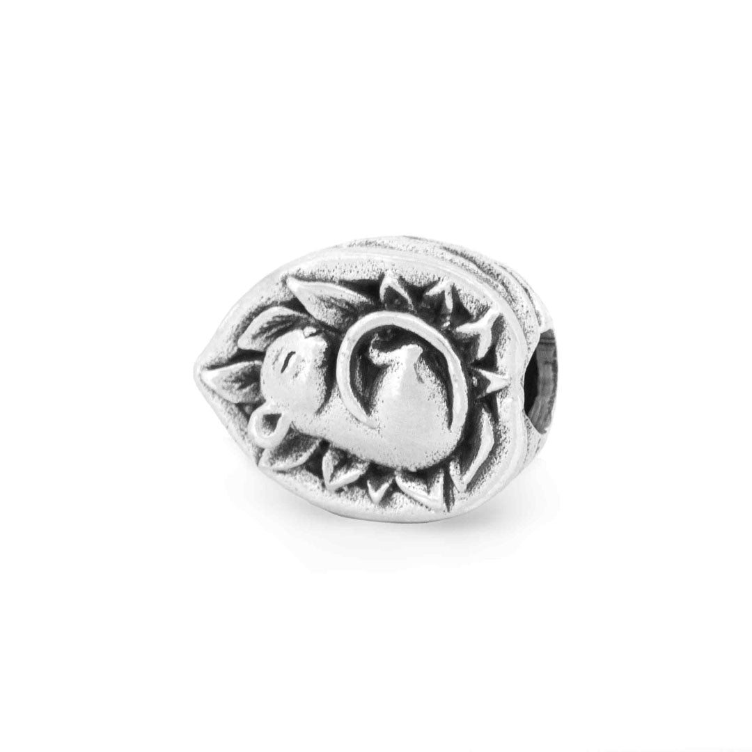 Black Raven Beads Walnut Mouse silver sterling-silver Charm by The Alternative Bead. Your official Black Raven Beads Retailer from Germany