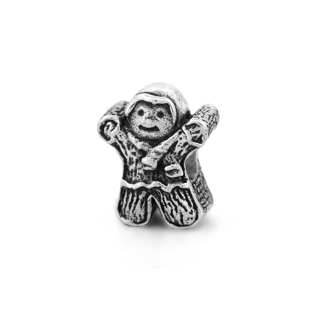 Black Raven Beads Mr Gingerbread silver sterling-silver Charm by The Alternative Bead. Your official Black Raven Beads Retailer from Germany