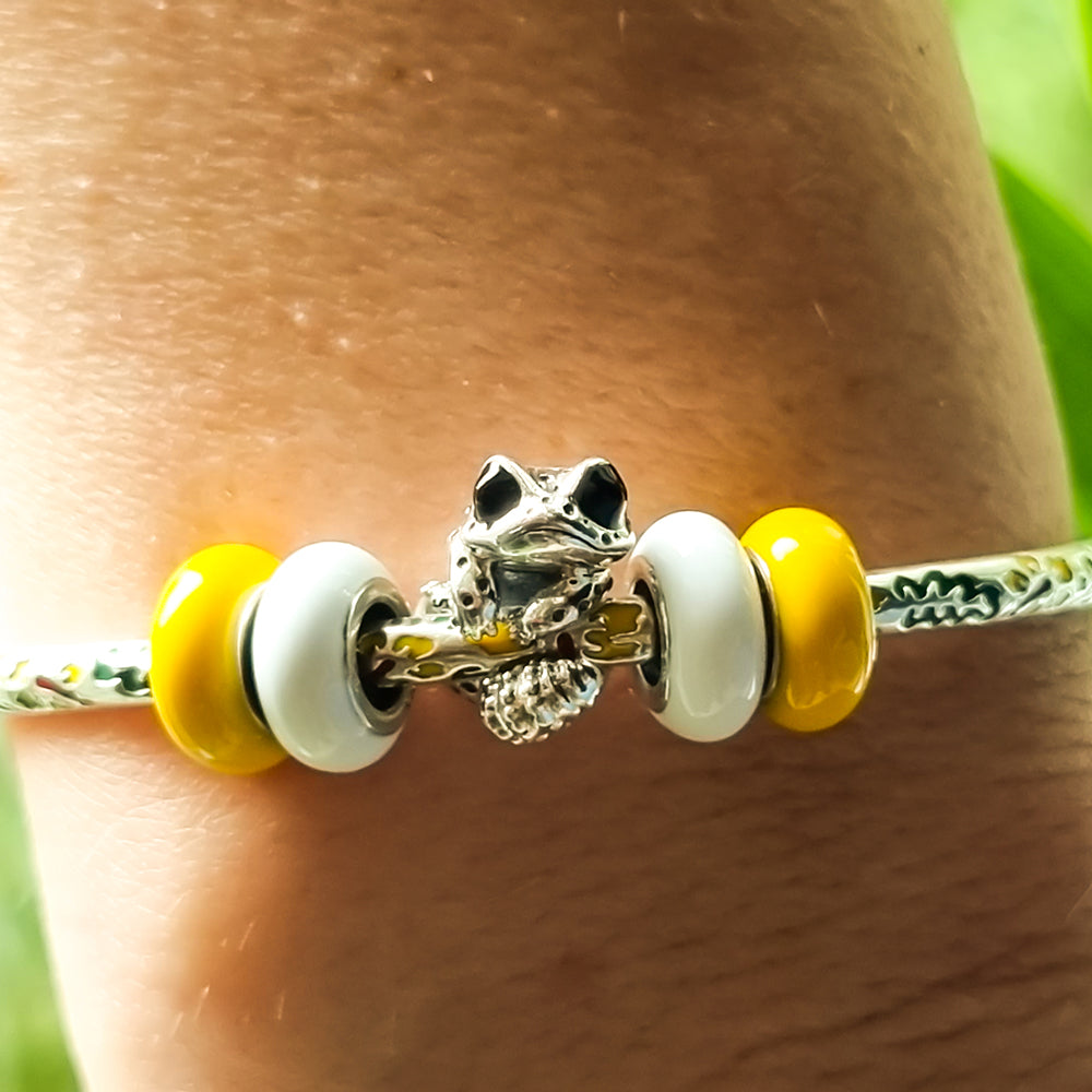 Aurora Charm Leo the Gecko silver sterling-silver Bead by The Alternative Bead. Your official Aurora Charm Retailer from Germany