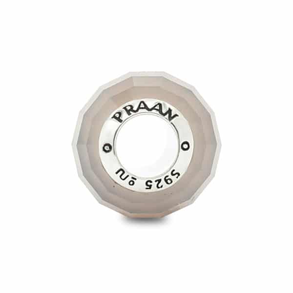 Praan Grey Chalcedony silver sterling-silver Bead by The Alternative Bead. Your official Praan Retailer from Germany