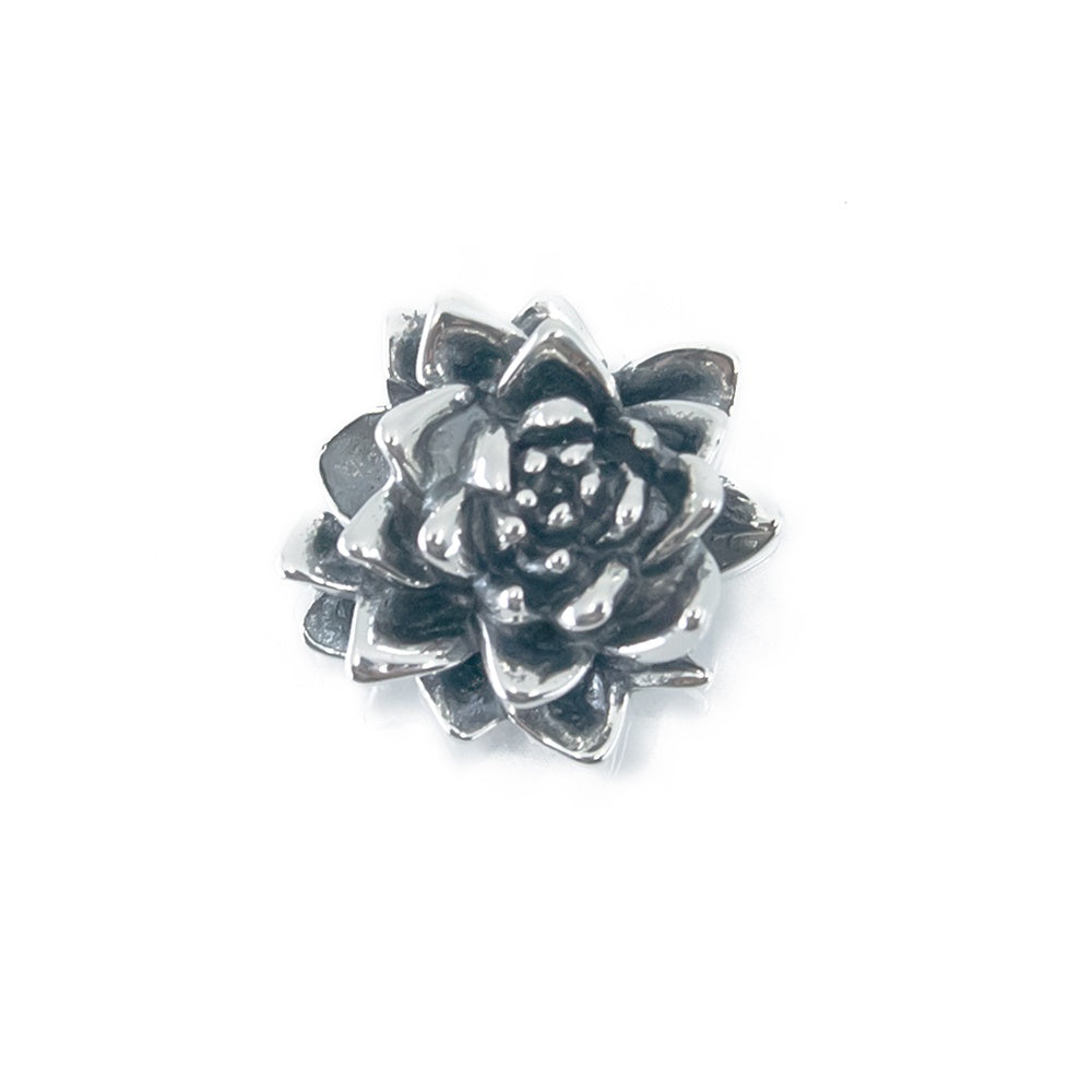Aurora Charm Lotus Flower Blossom Charm silver sterling-silver Bead by The Alternative Bead. Your official Aurora Charm Retailer from Germany