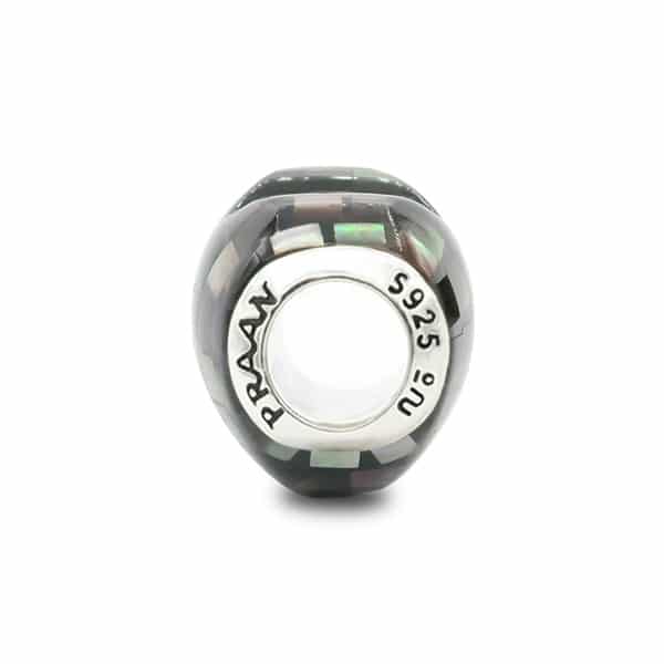 Praan Black Love Haliotis black mother-of-pearl Bead by The Alternative Bead. Your official Praan Retailer from Germany
