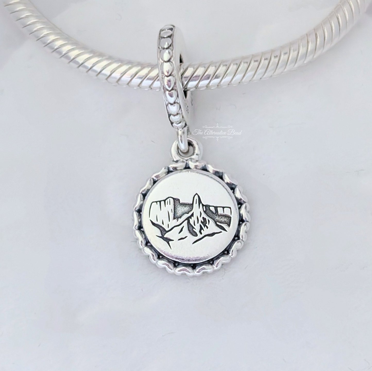 Pandora Tuwaiq Mountain Dangle silver sterling-silver; enamel Dangle by The Alternative Bead. Your Jewelry Retailer from Germany
