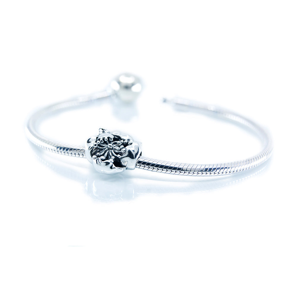 Aurora Charm Secret Pond Lily silver sterling-silver Bead by The Alternative Bead. Your official Aurora Charm Retailer from Germany