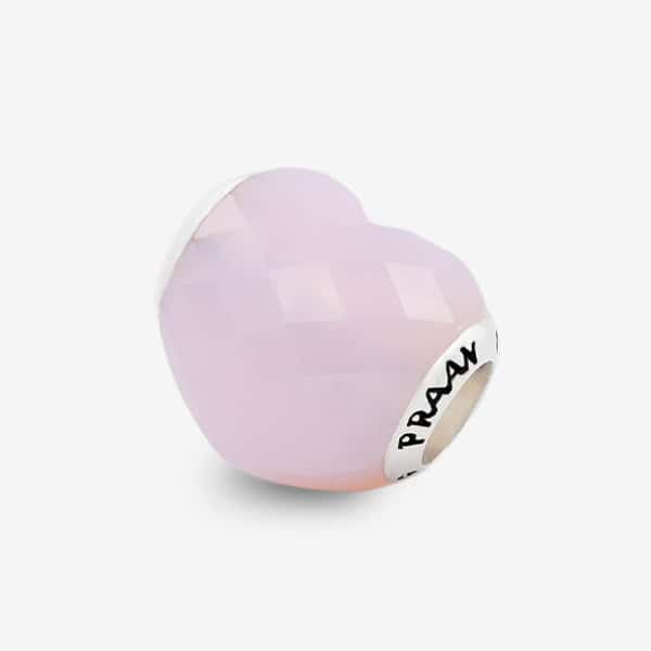 Praan Sunrise Crystal Heart silver sterling-silver Bead by The Alternative Bead. Your official Praan Retailer from Germany