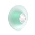 Elfbeads Teal Green Frost green; silver glass Bead by The Alternative Bead. Your official Elfbeads Retailer from Germany
