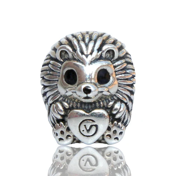 VIP-CHARMS Cute Hedgehog Bead Charm (ME0059) silver sterling-silver Charm by The Alternative Bead. Your Official VIP-CHARMS Retailer from Germany