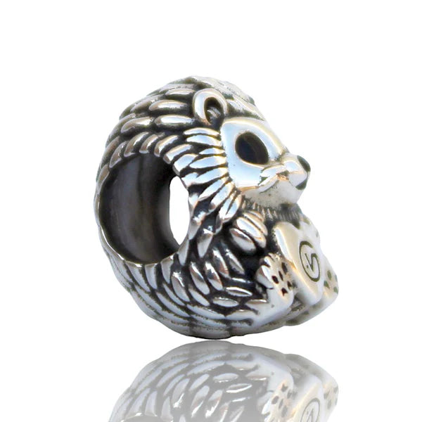 VIP-CHARMS Cute Hedgehog Bead Charm (ME0059) silver sterling-silver Charm by The Alternative Bead. Your Official VIP-CHARMS Retailer from Germany