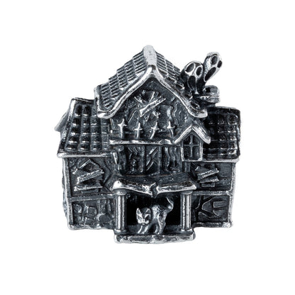 Silver Elfbeads Haunted House Charm by The Alternative Bead 