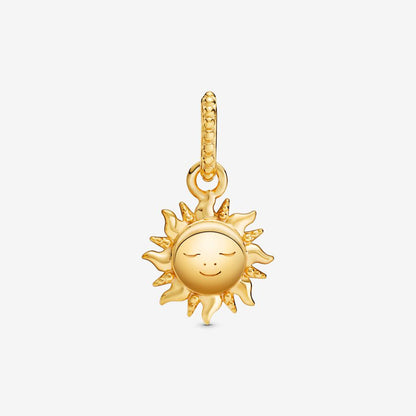 Pandora Sun 14k gold-plated pendant with clear cubic zirconia gold sterling-silver; gold Dangle by The Alternative Bead. Your official Pandora Retailer from Germany