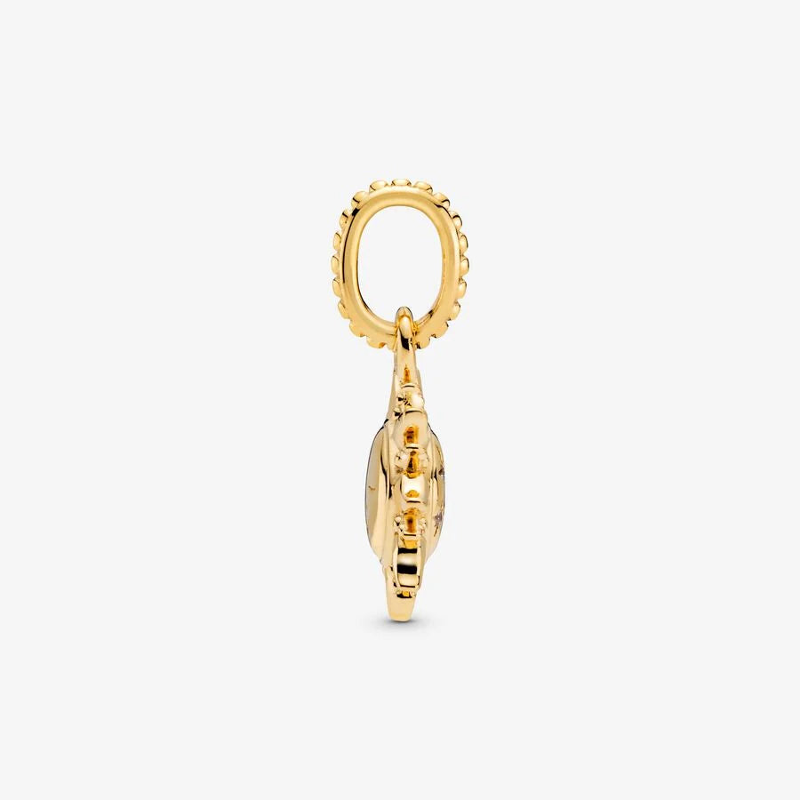 Pandora Sun 14k gold-plated pendant with clear cubic zirconia gold sterling-silver; gold Dangle by The Alternative Bead. Your official Pandora Retailer from Germany