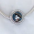 Disney x Pandora Mickey Mouse Mexico (EPCOT World Showcase) silver and white and blue and beige sterling-silver and enamel Bead by The Alternative Bead. Your official Disney x Pandora Retailer from Germany