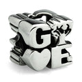 OHM Beads GIVE (AAN309)  sterling-silver Bead The Alternative Bead