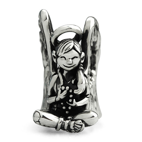 OHM Beads Imperfect Angel  sterling-silver Bead The Alternative Bead