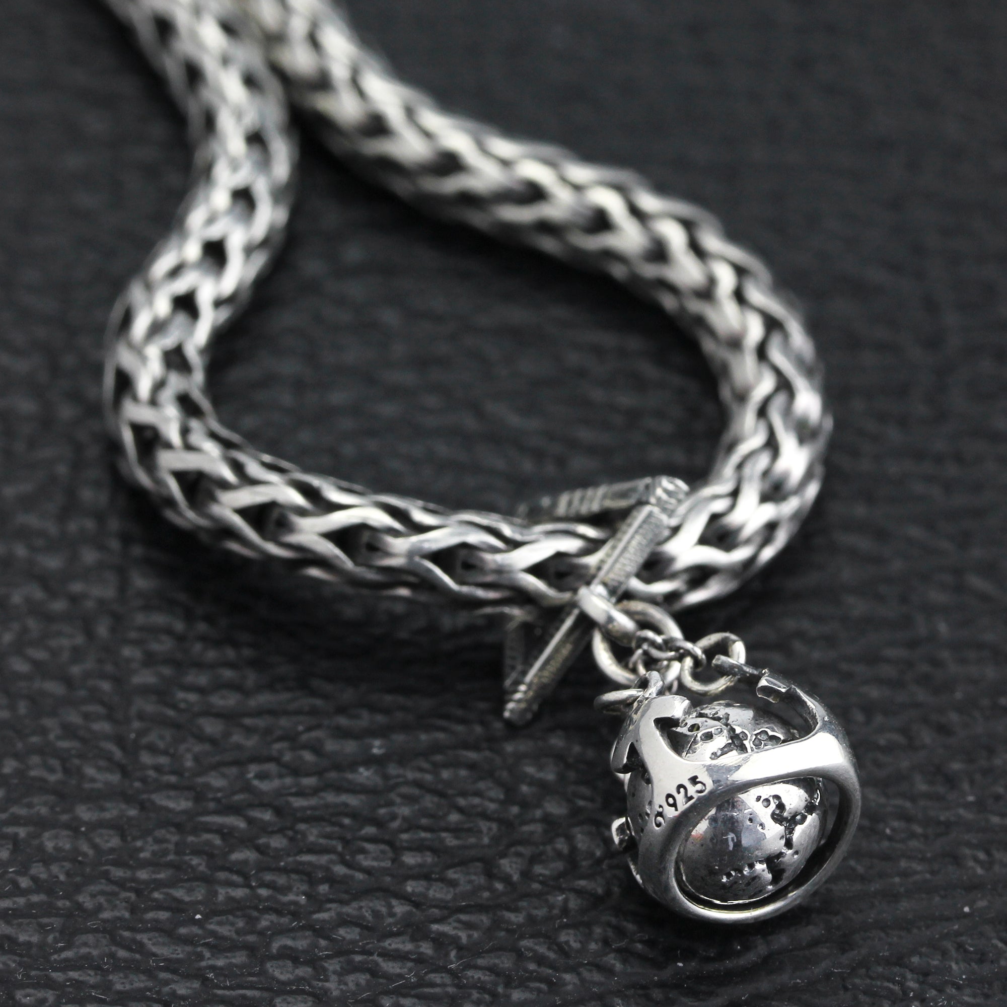 OHM Beads Mars Madhouse (AAX133)  sterling-silver Bead The Alternative Bead