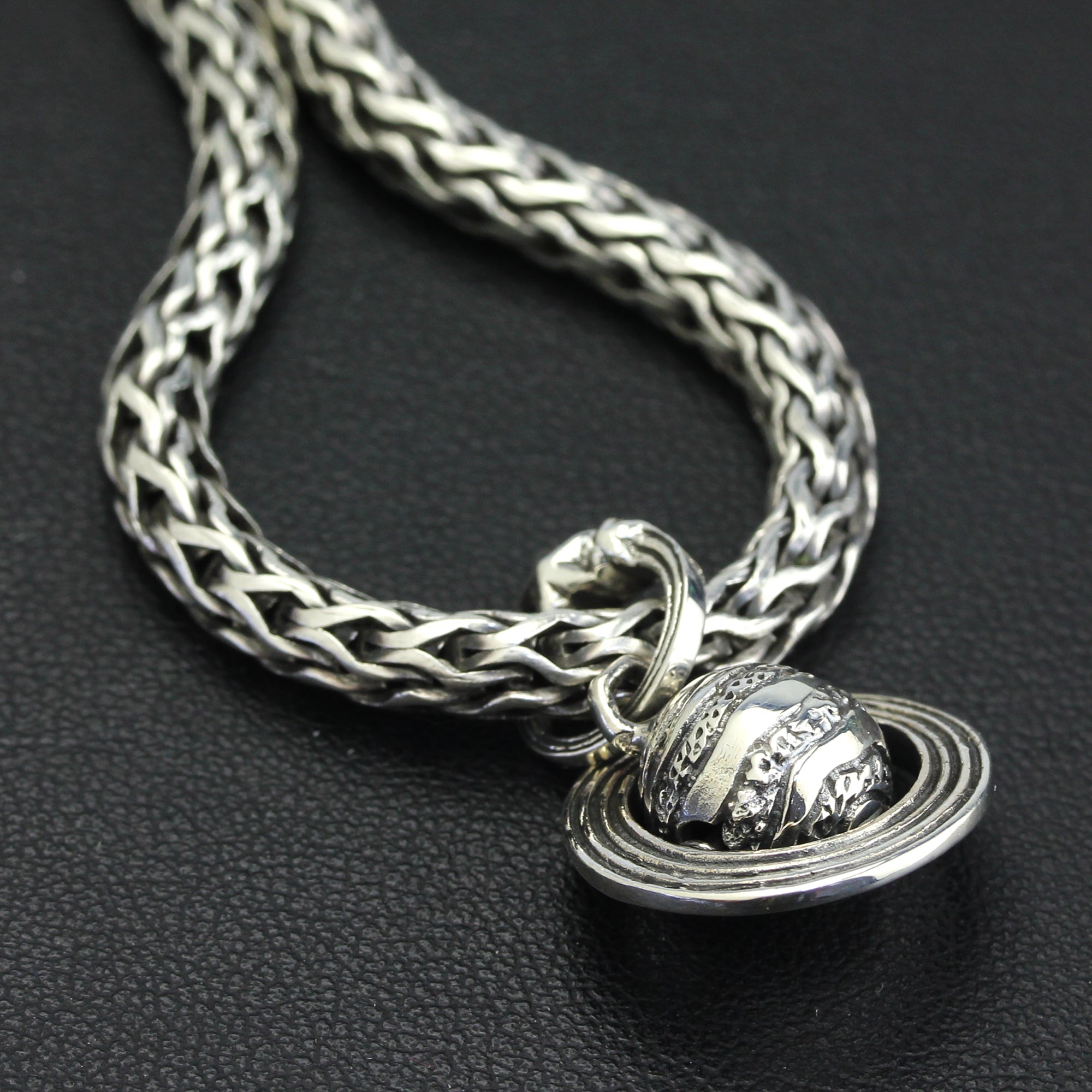 OHM Beads Saturn Secrets (AAX135)  sterling-silver Bead The Alternative Bead