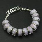 OHM Beads Mottled Mauve (AMG117)  sterling-silver Bead The Alternative Bead