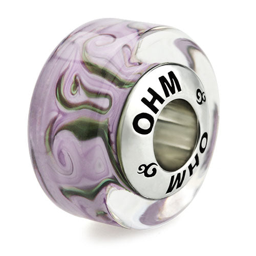 OHM Beads Swirling Minds (AMG119)  sterling-silver Bead The Alternative Bead