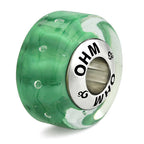 OHM Beads Leaf Green (AMG145)  sterling-silver Bead The Alternative Bead