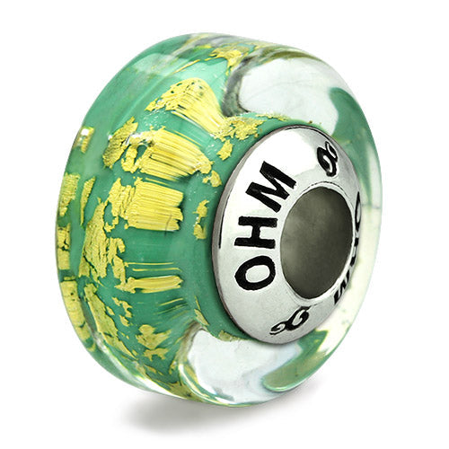 OHM Beads Golden Forest (AMG266)  sterling-silver Bead The Alternative Bead