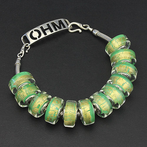 OHM Beads Golden Forest (AMG266)  sterling-silver Bead The Alternative Bead