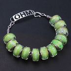 OHM Beads Glowing Moss (AMG273)  sterling-silver Bead The Alternative Bead