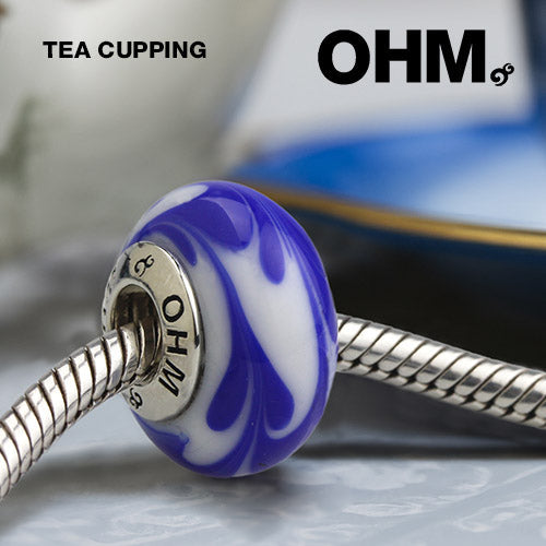 OHM Beads GOTM NO. 32 Tea Cupping (AMG274)  sterling-silver Bead The Alternative Bead