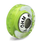 OHM Beads Slim Lime (Retired) (AMG60032)  sterling-silver Bead The Alternative Bead