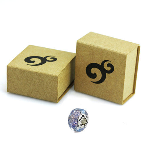 OHM Beads Galactic Glitters (AMG791)  sterling-silver Bead The Alternative Bead