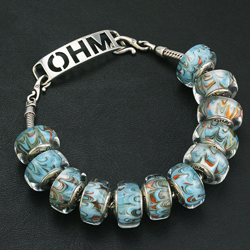 OHM Beads The Other Side Will Always Reveal Itself  glass Bead by The Alternative Bead. Your official OHM Beads Retailer from Germany