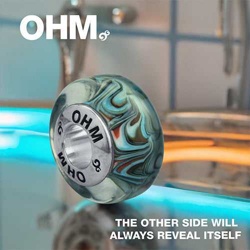 OHM Beads The Other Side Will Always Reveal Itself  glass Bead by The Alternative Bead. Your official OHM Beads Retailer from Germany