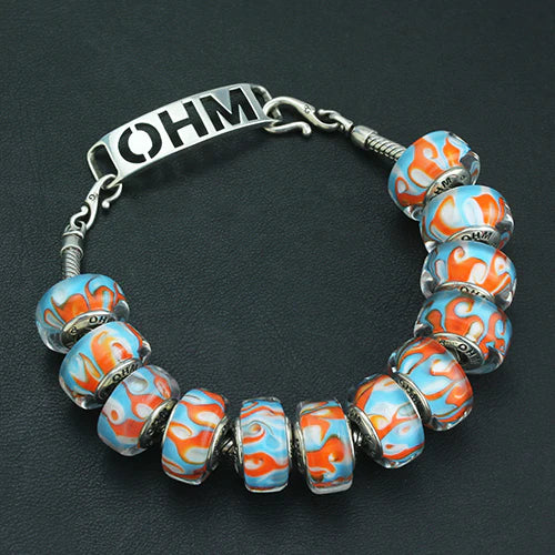 OHM Beads Feelings Clashing Makes Sense  glass Bead by The Alternative Bead. Your official OHM Beads Retailer from Germany