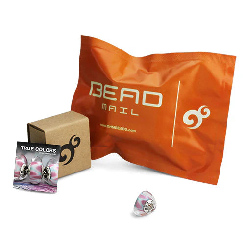 OHM Beads GOTM NO. 55 True Colors multicolor; pink glass; silver-plated Bead by The Alternative Bead. Your official OHM Beads Retailer from Germany