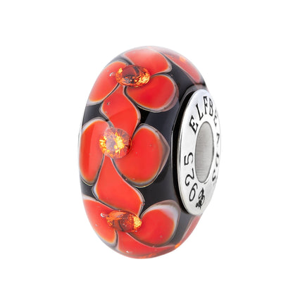  Elfbeads Blooms of Passion Monroe Charm by The Alternative Bead 