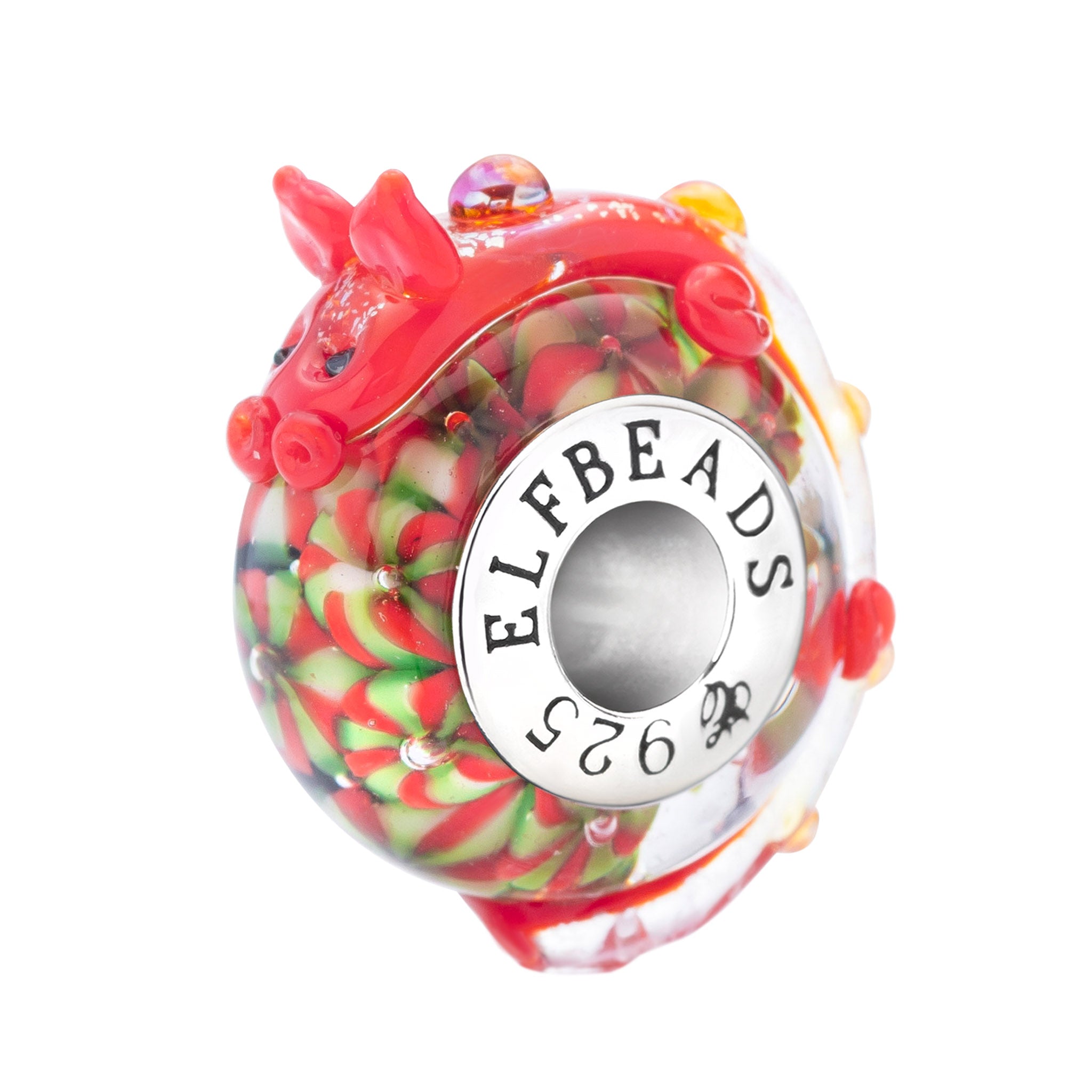 Candycane Flame Dragon