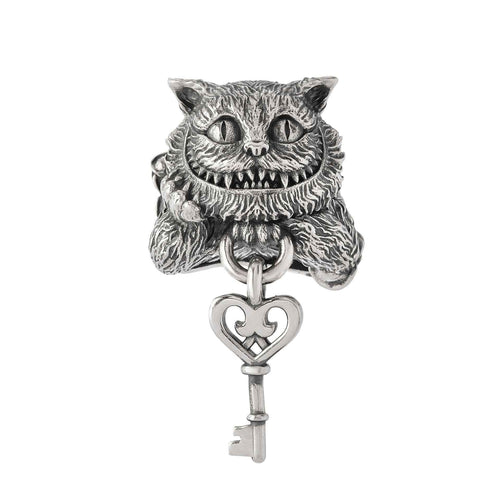 Elfbeads Cheshire Cat silver sterling-silver Dangle by The Alternative Bead. Your official Elfbeads Retailer from Germany
