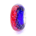 Elfbeads Christmas Joy Sparkle Fractal red; blue glass Bead by The Alternative Bead. Your official Elfbeads Retailer from Germany