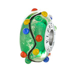 Elfbeads Christmas Lights Starlight Green  glass Bead by The Alternative Bead. Your official Elfbeads Retailer from Germany